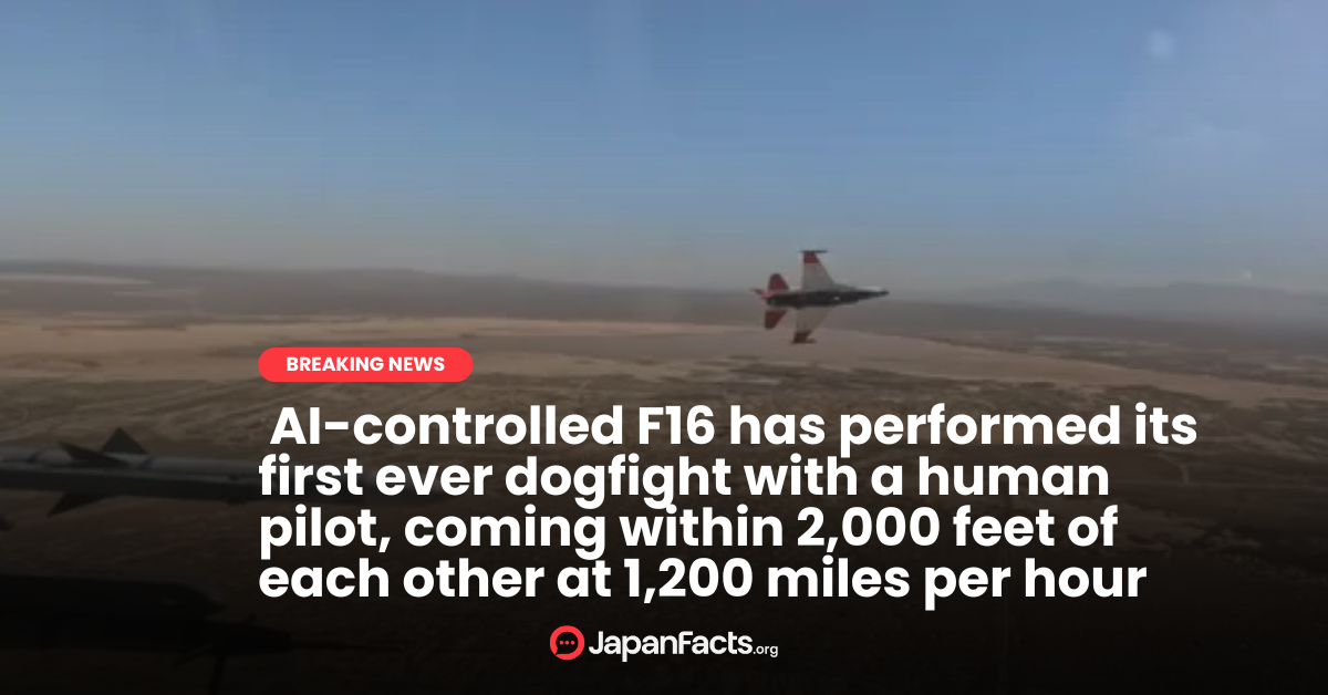 Man vs. Machine: AI Flies F16 in Thrilling Dogfight Against Human Pilot