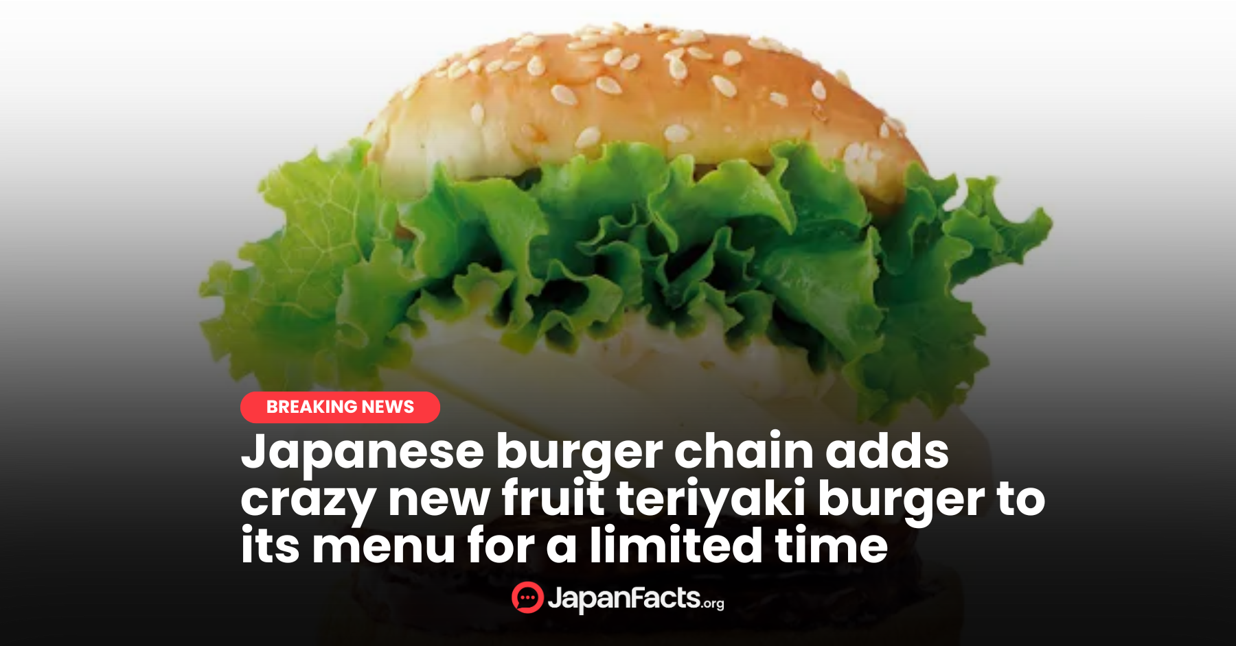 Fruit Teriyaki Burger Debut