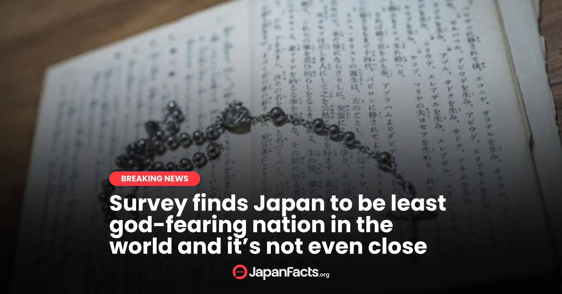 Japan: Least God-Fearing