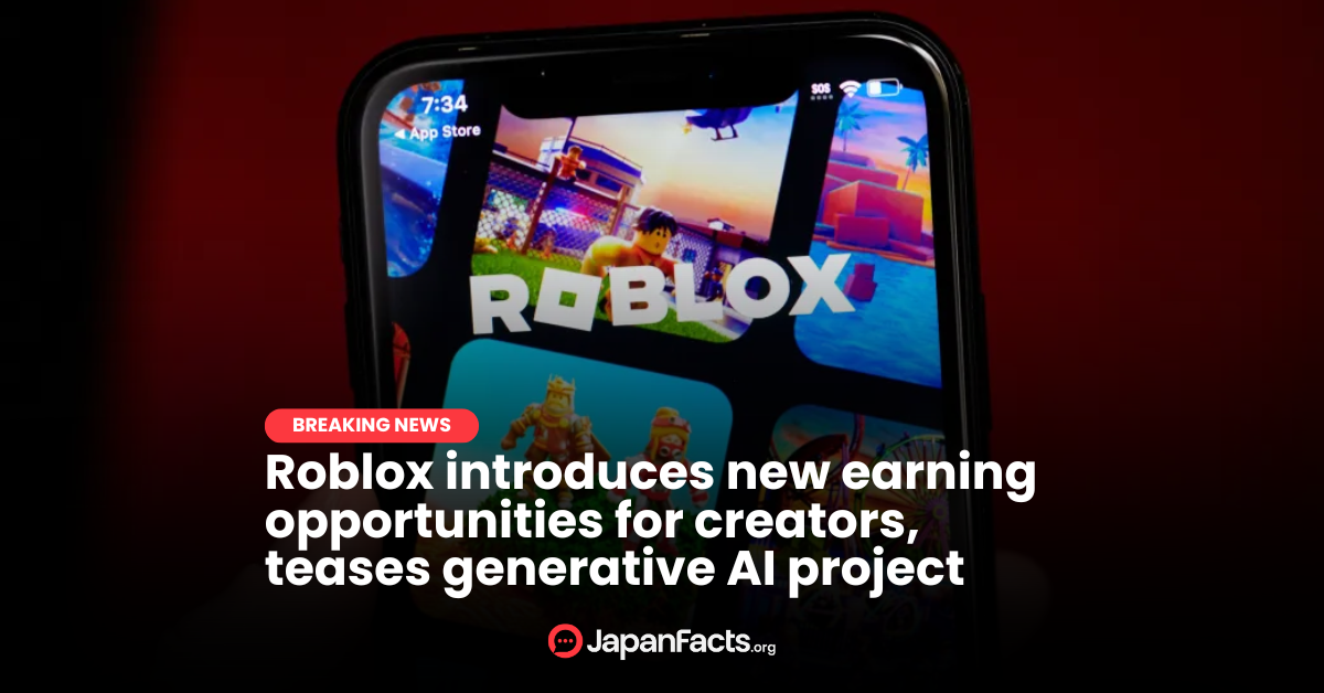 Roblox Unlocks New Earning Opportunities for Creators and Hints at Generative AI Expansion