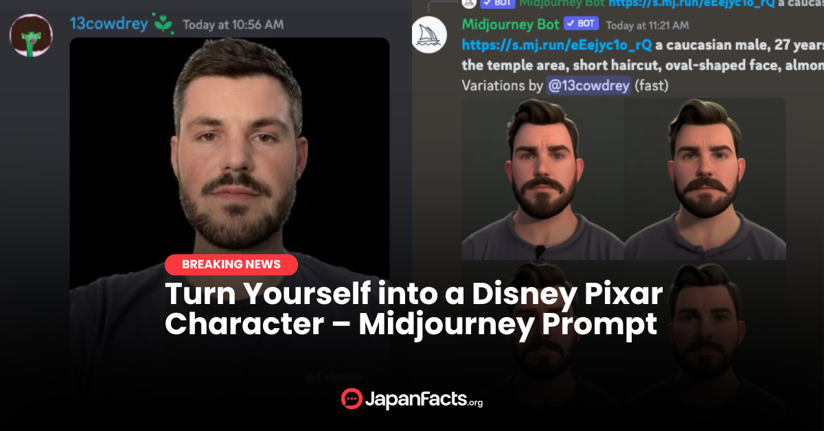 Turn Yourself into a Disney Pixar Character with Midjourney: Step-by-Step Guide