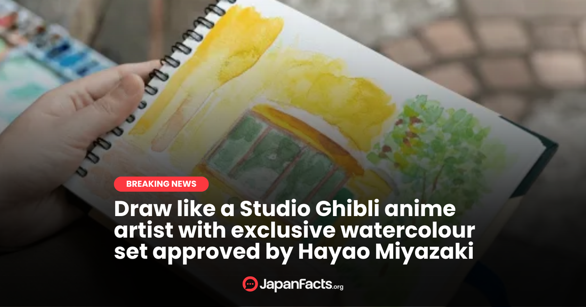 Exclusive Studio Ghibli Watercolor Set Released