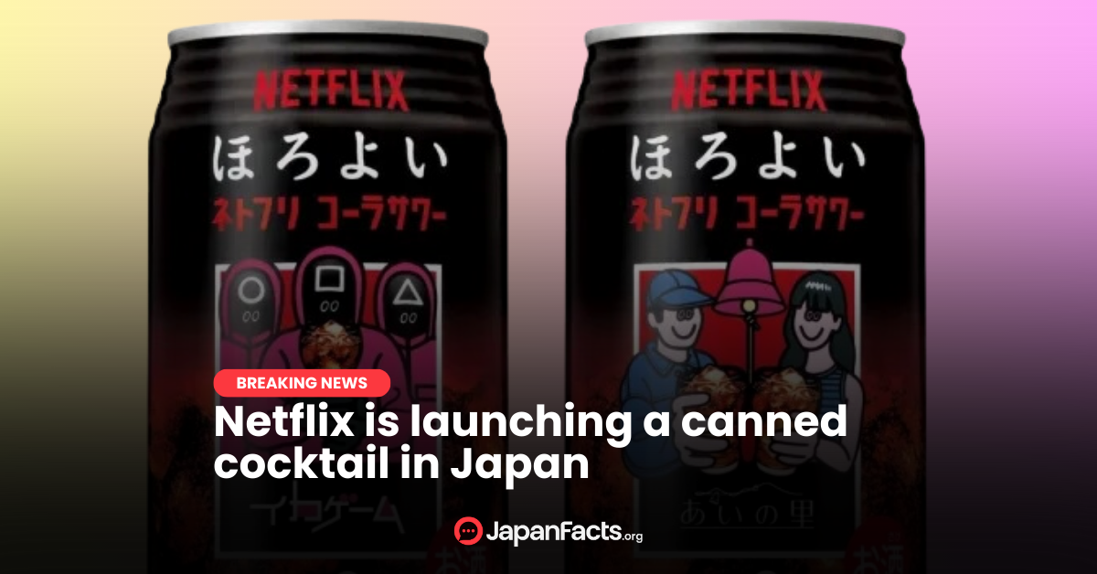 Netflix Launches Canned Cocktails in Japan