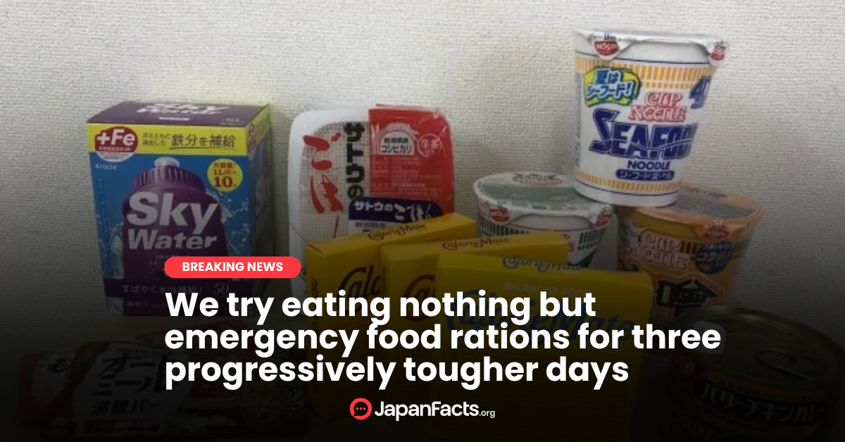 3 Days, 1 Challenge: Surviving on Emergency Rations Alone!